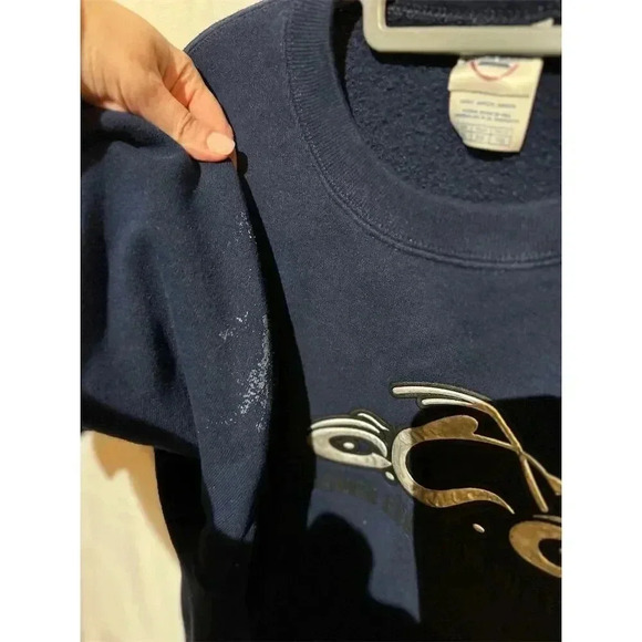 VTG Orange County Choppers Graphic Sweatshirt Navy Blue Pullover Biker Y2K - Picture 5 of 10